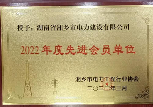 2022年度湘鄉電力協(xié)會(huì )