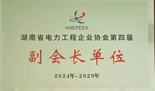 湖南省電力工程企業(yè)協(xié)會(huì )副會(huì )長(cháng)單位